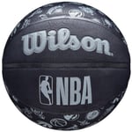 ballons de basket Unisexe, Wilson NBA All Team Ball, Noir