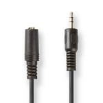 Stereo Minijack 3,5 mm förlängningskabel - Svart - 3 m