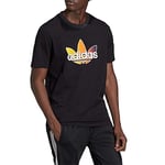 Adidas GN2441 SPRT Graphic T T-Shirt Mens Black/Multicolor XL