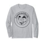 Laurel & Hardy Cartoon Comic Sketch Logo Long Sleeve T-Shirt