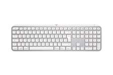 Logitech Master Series MX Keys S for Mac - tangentbord full size - QWERTZ - tysk - blekgrå Inmatningsenhet