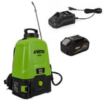 Pulvérisateur à batterie 20V VITO 16L 5 bars + Batterie lithium 4Ah + chargeur i