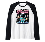 Amateur Astronomers and Telescope Enthusiasts Stargazers Raglan Baseball Tee