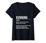 Womens Running Definition greatest thing in the world V-Neck T-Shirt