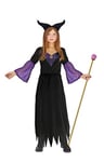 Ciao- Maleficient Witch Sorcière Maléfique costume déguisement fille (Taille 7-10 ans)