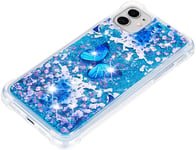 Trolsk Liquid Glitter Case - Butterfly (iPhone 11) - mobilskal