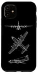 Coque pour iPhone 11 Hercules Turboprop C130 Avion de transport tactique