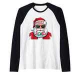 Merry Rizz Mas Sigmas- Gen Alpha Middle School Christmas Raglan Baseball Tee