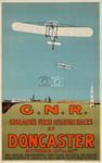 AVIATION GNR RACES DONCASTER Rvca - POSTER HQ 60x90 d'une AFFICHE VINTAGE