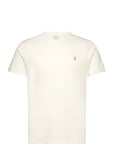 Custom Slim Fit Jersey Crewneck T-Shirt Designers T-shirts Short-sleeved Cream Polo Ralph Lauren