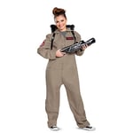 DISGUISE Adult Deluxe, Official Ghostbusters Afterlife Movie Costume Jumpsuit with Inflatable Proton Pack, Multicolored, Extra Large (50-52)