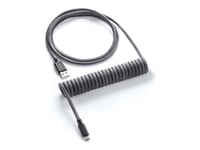 Cablemod Classic - Tastaturkabel - Usb (Hann) Til 24 Pin Usb-C (Hann) - 1.5 M - Rullet Sammen - Carbon Gray (Carbon On Black)