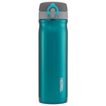 Thermos - Teal Direct Drink Flask (470ml) Reusable Insulated Stainless Steel Thermal Coffee Cup for Hot or Cold Drinks, Vacuum Sealed Water Flask with a Leak-Proof Lid, 10hr Hot/24hr Cold