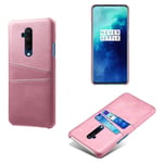 OnePlus 7T Pro skal med korthållare - Rosa