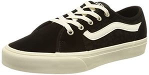 Vans Filmore Decon Suede/Canvas, Basket Femme, Suède Animal Noir, 35 EU