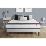 Vitalit - Ensemble matelas sommier vital spa 180 x 200 cm - Couleur: Blanc