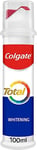 Colgate Total Whitening Toothpaste 100ml | stronger 24-hour bacterial defence* | long-lasting active protection* | effectively removes surface stains | 8 benefits for complete protection