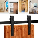 Kit de Porte Coulissante 180cm Rail Porte Suspendue Porte à Galandage