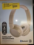 ASDA Tech BEIGE Bluetooth Wireless Headphones