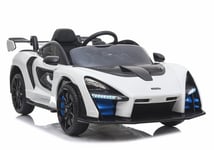 McLaren Senna sähköauto lapsille, valkoinen