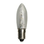 STAR TRADING E10 0,2 W 10-55 V -LED-varalamppu, kynttilä, 3 kpl