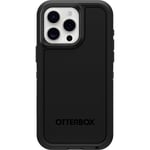 Otterbox iPhone 15 Pro Max Defender XT Riktigt stöttåligt MagSafe-skal, svart