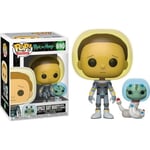 RICK &amp; MORTY Figur - Bobble Head POP N° 690 - Rymddräkt Morty med orm