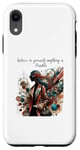 Coque pour iPhone XR Designer fort et drôle pour femme Think Outside The Box.Women's