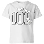 T-Shirt Enfant Disney 101 Chiots 101 Dalmatiens - Blanc - 7-8 ans - Blanc