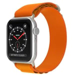 Apple Watch 42/44/45/49 mm käsivarsinauha Alpine Pro Loop oranssi