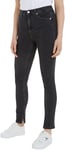 Calvin Klein Jeans Women's HIGH Rise Skinny J20J222141 Pants, Denim Black, 32W / 30L