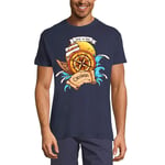 Homme Tee-Shirt Lost At The Sea - Pirates Des Caraïbes - Lost At The Sea - Caribbean Pirates - T-Shirt Graphique Éco-Responsable Vintage Cadeau Nouveauté