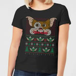 Gremlins Ugly Knit Women's Christmas T-Shirt - Black - S