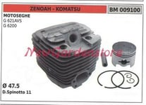 Cylindre Piston Segments ZENOAH Moteur Tronçonneuse G 621AVS 6200 009100