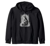 The Empress Tarot Card Gothic Victorian Paganism Zip Hoodie