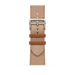 Apple Watch Hermès – Toile H Simple Tour i Gold/Écru, 45 mm