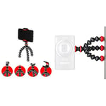 JOBY JB01571-BWW GorillaPod Starter Kit, Flexible Mini Tripod with Universal Smartphone Clamp, GoPro and Torch Mount Up to 325 g Payload & JB01504-BWW Magnetic Mini GorillaPod - Black/Charcoal