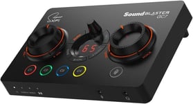 Creative Sound Blaster GC7 -pelin suoratoisto DAC AMP ohjelmoitavilla näppäimillä, 7.1 virtuaalinen surround, taistelutila, partiotila, gamevoice mix, dolby audio, yhteensopiva PC: n, PS4/PS5: n, Nintendo Switchin kanssa