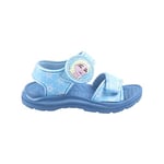 CERDÁ LIFE'S LITTLE MOMENTS, Sandales de plage pour fille fabriquées en EVA et imprimées avec personnages 3D de la Reine des neiges 2 | Tongs en caoutchouc, bleu, 29 EU, bleu, 29 EU