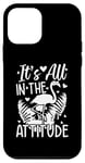 Coque pour iPhone 12 mini Flamant rose – It's All In The Attitude – Drôle de flamant rose