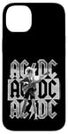 Coque pour iPhone 14 Plus AC/DC Stacked Logo Angus Young Photo par Michael Putland