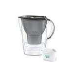 BRITA Marella Vattenfilterkanna MXpro, 2.4 l - Grafit + Vattenfilter