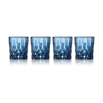 Lyngby Glas Sorrento shotglass 4 cl 4-pack Blå