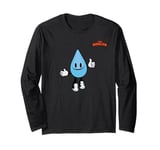 emoji nature rain drop thumb up Long Sleeve T-Shirt