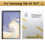 Galaxy Tab S4 10.5" Tempered Glass LCD Screen Protector Shield Cover