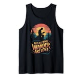 Not all who wander are lost Book reader Tank Top