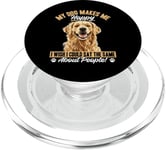 Golden Retriever Dog Breed Fur real, I’m the paw-fect PopSockets PopGrip for MagSafe