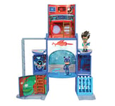 Simba Quartier général des PJ Masks - Kit de Jeu Mission Control - avec Figurine Catboy et Romeo - Champ Pyjama et méchant - avec lumière et Son - Pliable - 57 cm de Haut - pour Enfants à partir de 3