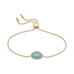 Skagen Women's Sofie Sea Glass Mint Green Organic-Shaped Station Bracelet, SKJ1808710