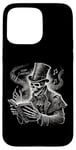 iPhone 15 Pro Max Carols Black Dark Goth Skeleton Christmas Women Men Case